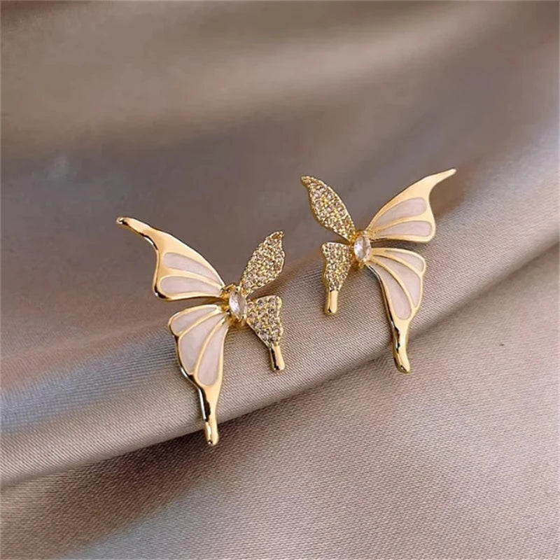 Zircon Butterfly Studs