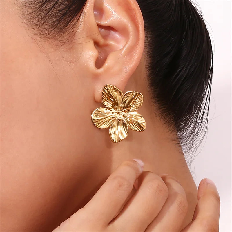 Golden Bloom Studs