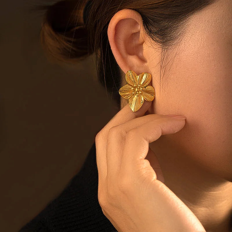 Golden Bloom Studs