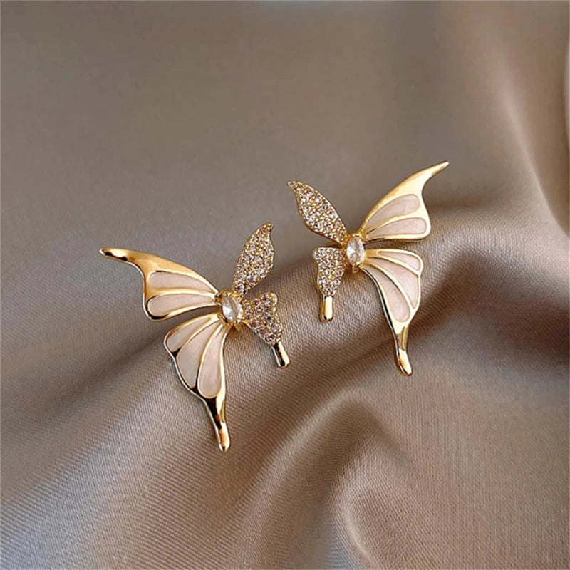Zircon Butterfly Studs